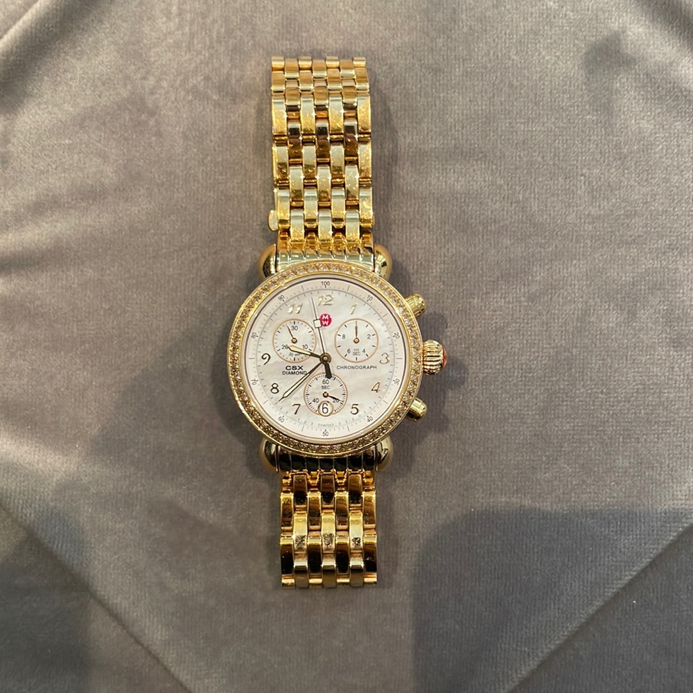 Michele CSX diamond watch